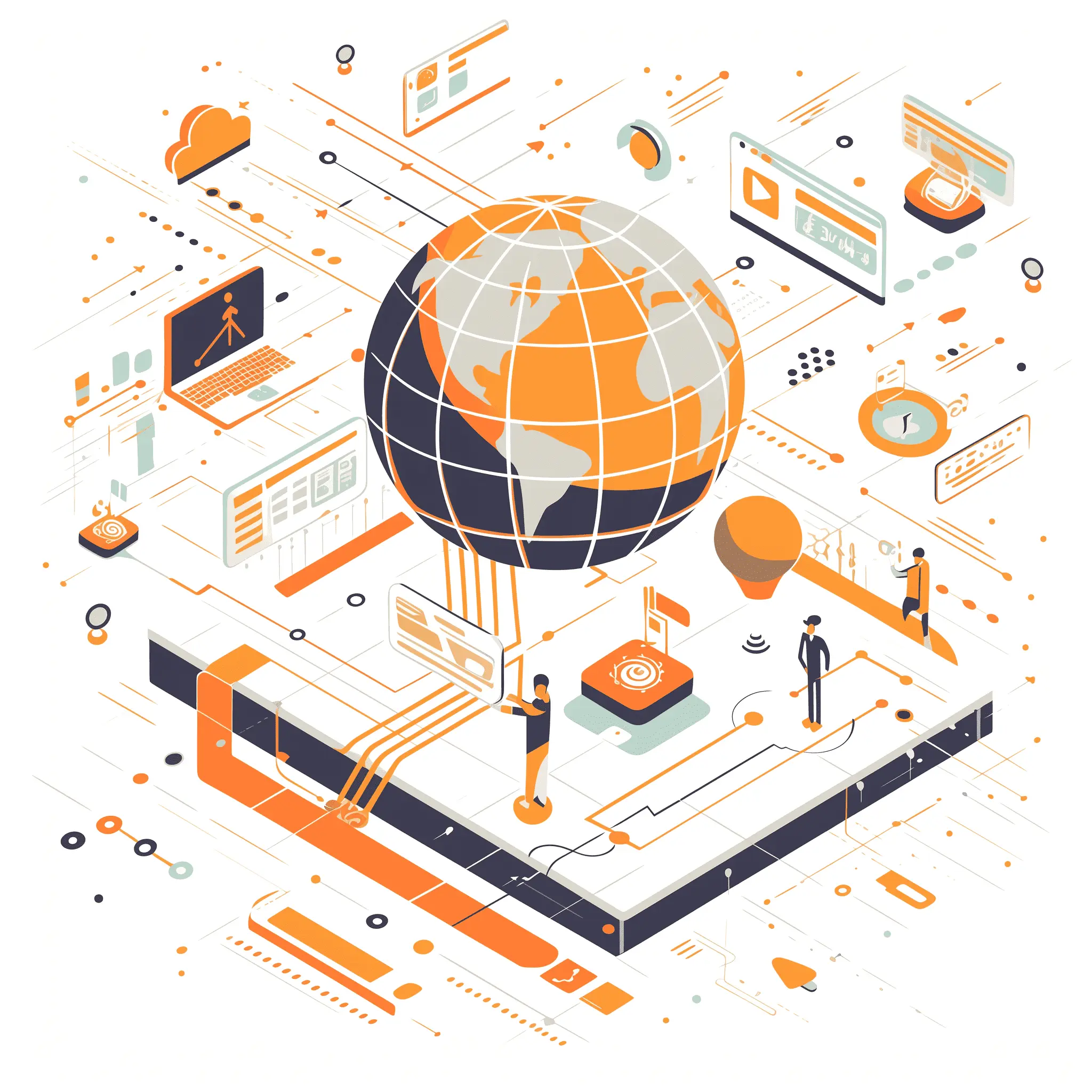 全球网络_illustration